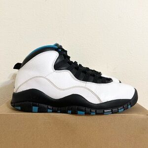 AUTHENTIC Jordan 10 Retro Powder Blue size 9.5 310805-106 2014 PRE-OWNED